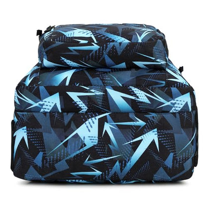 abshoo Classical Basic Geometry Mens School Backpack For College Teen Boys Water Resistant Bookbag (Geometry Black B) - color: Geometry Black B, size: 16.5 Inc