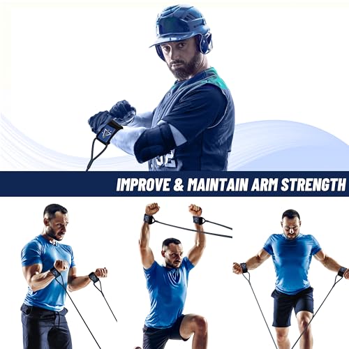 Baseball Band Resistance Band for Pitchers, Arm Trainer for Throwing Training - color: Blue, style: Sports-focused