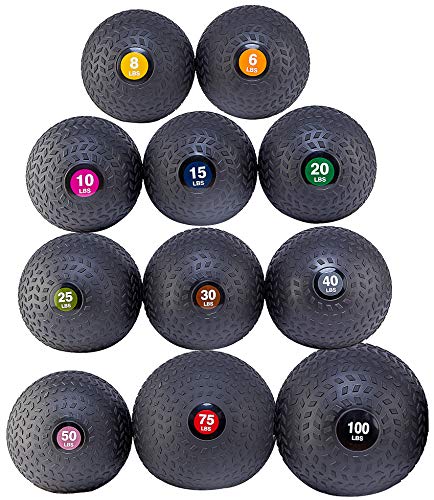 Fitvids Slam Medicine Wall Balls Workout Exercise Fitness Weighted Balls for Cross Training, Strength and Conditioning Exercises, Cardio and Core Workouts - style: 30 Pounds
