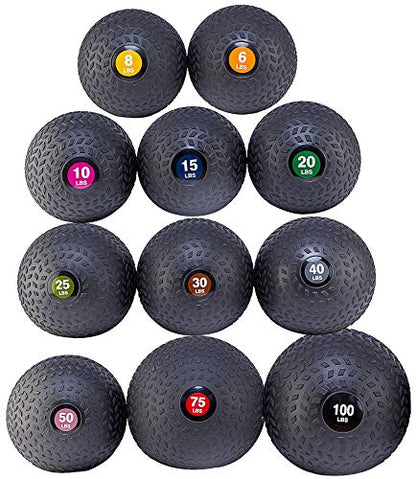 Fitvids Slam Medicine Wall Balls Workout Exercise Fitness Weighted Balls for Cross Training, Strength and Conditioning Exercises, Cardio and Core Workouts - style: 30 Pounds