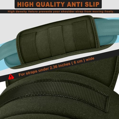 ZINMARK 2-Pack Tactical Shoulder Pad with Ultra-Thick Cushion for Vest Shoulder Straps and Backpacks, Comfort and Breathable - color: Dark green