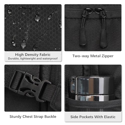 Hydration Backpack,Lightweight Hiking Backpack with 2L Water Bladder,Water Backpack for Biking, Running, Festival