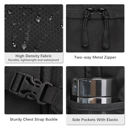 Hydration Backpack,Lightweight Hiking Backpack with 2L Water Bladder,Water Backpack for Biking, Running, Festival
