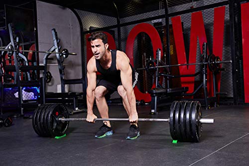 Deadlift Jack Alternative (1 Pair) Easy to Load and Unload Weight Plates, Perfect for Deadlift, Crossfit, Powerlifting, Weightlifting, Home Gym for Your Gym Bag - color: E: Green