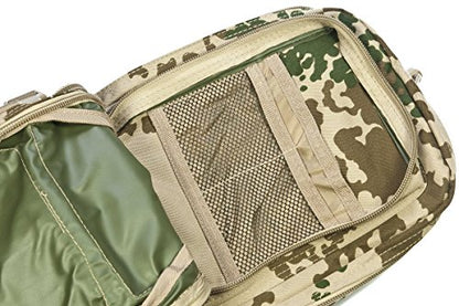 Mil-Tec Unisex Assault Pack - Rugged Durable Lightweight Ergonomic Versatile Tactical Outdoor Camping Hiking Backpack with Adjustable Padded Shoulder Straps & MOLLE Loops, Tropical Camo, 20L - color: Tropical Camo, style: 20l