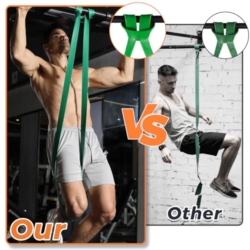 5 Levels Resistance Bands Set, with Door Anchor and Handles, Heavy Duty Pull Up Assist Bands, Workout Exercise Bands for Gym, Physical Training, Yoga and Home Fitness