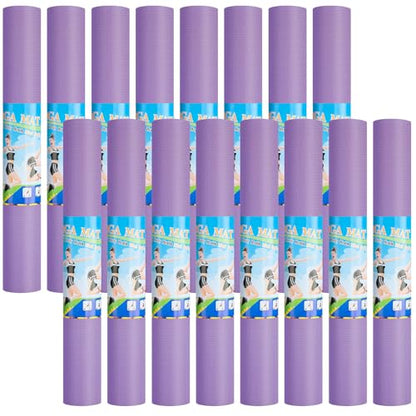 3 mm Thick Yoga Mat Bulk, Non Slip Exercise Workout Fitness Pad for Women Men, Gym Home Yoga Pilates, Easy to Clean, Sturdy PVC - color: Violet Haze