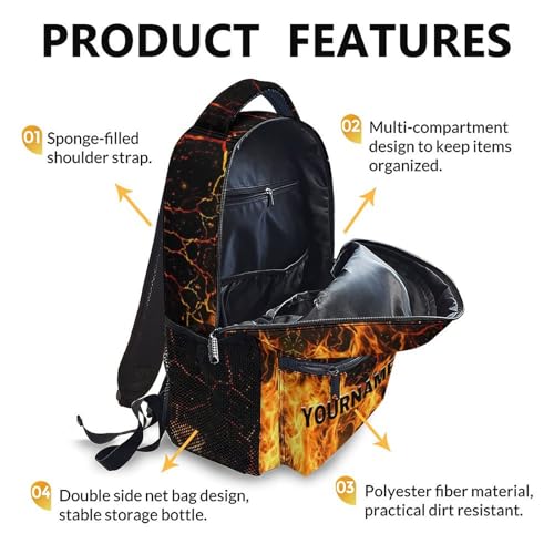 School Backpack for Boys Kindergarten Elementary Primary Middle College, Custom Gamer Schoolbag for Kids Teen Boys, 17 Inch Personalized Large Capacity Durable Gaming Bookbag - color: Game1