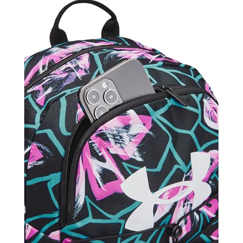 Under Armour Hustle Sport Backpack - color: (572) Vivid Magenta / Black / White