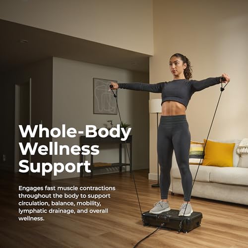 Sunny Health & Fitness Fitboard Vibration Platform Exercise Machine with Multiple Speed Settings and Vibration Modes for Multipurpose Workouts - size: 2D