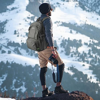 G4Free 40L Lightweight Packable Hiking Backpack, Waterproof Travel Daypack - color: Grey