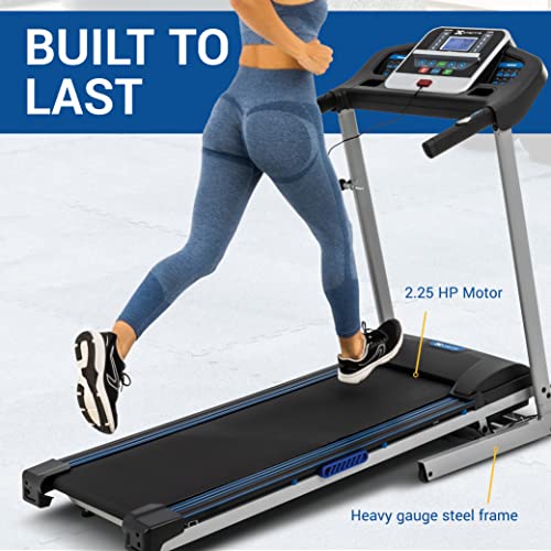 XTERRA Fitness Premium Folding Smart Treadmill, Compact Design, 250+ LB Weight Capacity, Powerful Motor, XTERRA+ Fitness App Included with Purchase - style: TR260