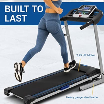 XTERRA Fitness Premium Folding Smart Treadmill, Compact Design, 250+ LB Weight Capacity, Powerful Motor, XTERRA+ Fitness App Included with Purchase - style: TR260