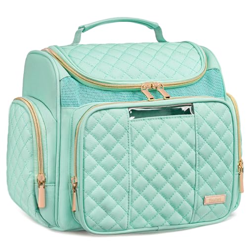 Tealari Large Toiletry Bag for Women Men,Bathroom Bag,Water Resistant Shower Bag,Makeup Bag,Portable Shower Caddy for College Dorm,Hanging Travel Toiletry Bag with Transparent Waterproof Phone Pocket - color: Green-1