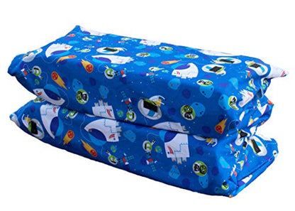 KinderMat 1.5" Thick + PBS Kids Kinderbundle - Washable Cover, Special Edition - Space Explorer - Regular, Sheet is 47" x 22", Value Bundle Great for Daycare & Family Households - color: Space Explorer Bundle 1.5 Inch