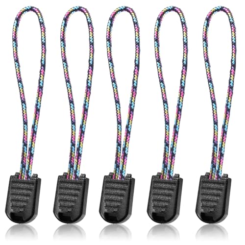 10 Pack Paracord Zipper Pull Replacement Pulls Tabs for Keys, Flashlight, Knife, Pouch, Backpack, Suitecases, Pocket - Multicolor1 - color: Multicolor-1