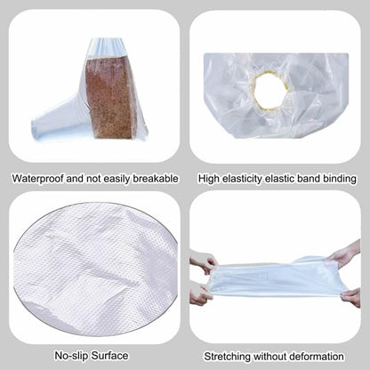 2026 New 10 Pairs Shoe Covers Boot Covers Plastic Disposable Waterproof Shoe Covers for Men and Women Rain Outdoor Indoors Overshoes (Transparent) - color: Transparent