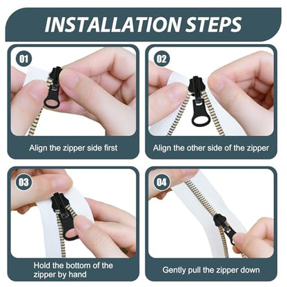18 Sets Universal Zipper Repair Kit 3 Sizes
