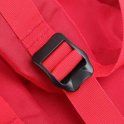 Zunate Large Capacity Sports Backpack, Oxford Cloth Bag with Laptop Compartment and Ventilated Mesh Pockets for Football Basketball Gear in Red, 40 X 30 X 25cm - color: Red