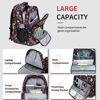 Gatycallaty Nurse Backpack for Women Girls Laptop Work Bag College Nursing Assitant Cna Cma Home Health Hospital Commuter Essentials Gift (nurse) - color: Nurse