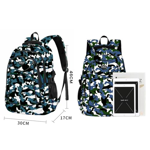 Casual Lightweight Backpacks for Boys & Girls, School Bookbags, 15 "Laptop Backpack, Travel Bag - color: 211hlan