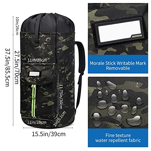 laundry bag backpack,extra-large heavy duty laundry bags,laundry backpack for college students,drawstring closure (Black CP) - color: Black Cp