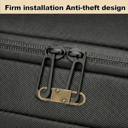 MILAKE 10 Pcs Premium Anti-Theft Zipper Lock, Small Clips for Bags, Backpacks, Purses, Luggage, Zipper Pull Replacement, Durable Multi-Color Set for Travelers, Hikers, and Daily Commuters (Bronze) - color: bronze