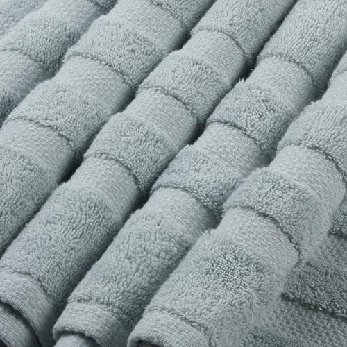 SOFE H&L | Olea Luxury Turkish Cotton Bath Towel Set of 1 : 1 Jumbo Bath Towel - Light Blue | Premium, Soft, Durable, Absorbent | XL Bath Towels Oversized - color: Light Blue, size: Set of 1 (1 Jumbo Bath Towel)