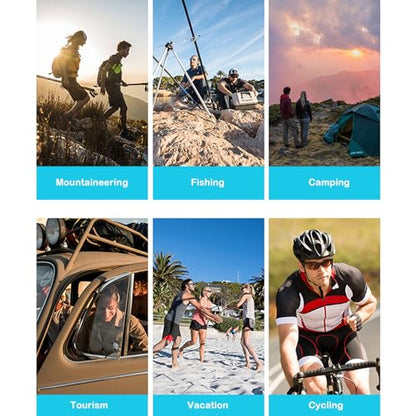 20L Hiking Daypack,Water Resistant Lightweight Packable Small Backpack for Travel Camping Outdoor,Black&Grey - color: Black&grey