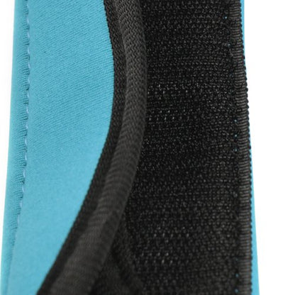 Cosmos Pack of 3 Neoprene Luggage Handle Wrap Handle Grip Luggage Identifier for Travel Bag Luggage Suitcase (Aqua Blue Color) - color: Aqua Blue