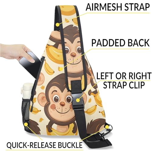 Pickleball Bag for Women Men Adjustable Crossbody Sling Backpack Hold Pickleball Paddle Water Bottle - color: Multicolor 2
