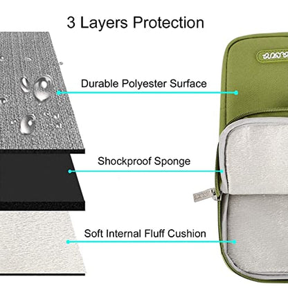 MOSISO Laptop Case 13 inch, Laptop Sleeve Compatible with MacBook Neo/Air/Pro 13 inch with A18/M5/M4/M3/M2/M1 Chip 2026-2016, Polyester Vertical Computer Sleeve Bag with Pocket, Chartreuse - color: Chartreuse, size: 13 inch