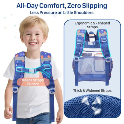 Bagseri Clear Backpack for Boys, 15 Inch Heavy Duty Kids Transparent Bookbag for School Kindergarten to 2nd Grade, Fits 12.5 Inch Folders, High Visibility Reflective Strips, Blue Basketball - color: 1pcs, A-blue Basketball, style: Backpack