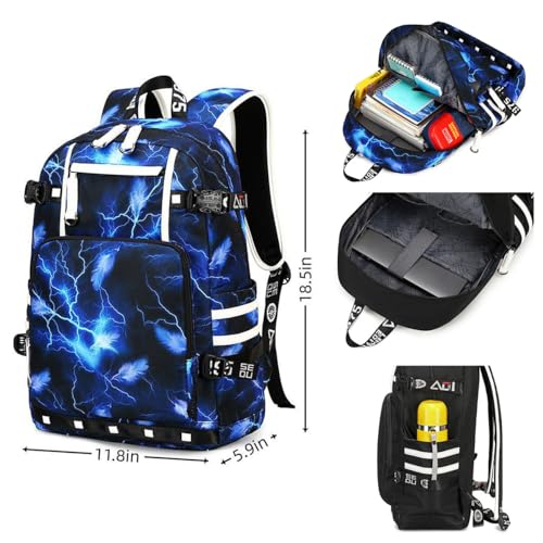 Basketball Player 23 Backpack Laptop Travel Bag Men's Women's Teenage Schoolbag (Black-Red) - color: Black-red