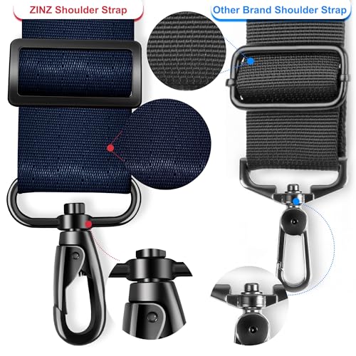 ZINMARK Shoulder Strap 59 inch, Extra-Thick Fixed Cushion Pad and Dual Clasps Universal Replacement Strap for Bags, Camera, Crossbody，Lawn mower -Blue - color: Blue
