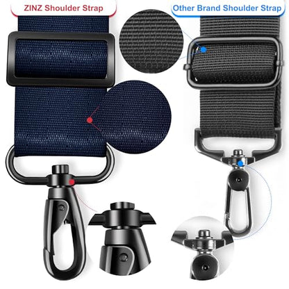 ZINMARK Shoulder Strap 59 inch, Extra-Thick Fixed Cushion Pad and Dual Clasps Universal Replacement Strap for Bags, Camera, Crossbody，Lawn mower -Blue - color: Blue