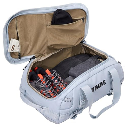 Thule Chasm Duffel bag, Weather-resistant materials, Easy packing, Converts to backpack, Internal pockets, Travel-ready - color: Soft blue, size: 30L
