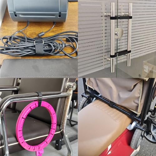 36 inch Cable Strap with Buckle - 16 PACK Hook and Loop Fastening Straps - Adjustable Nylon Extend Securing Strap - size: 1 x 36 in