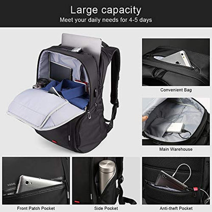 VGOAL Carry On Backpack,Extra Large 33L Flight Approved Water Resistant Durable 15.6-inch Laptop Backpacks - color: Fg3140