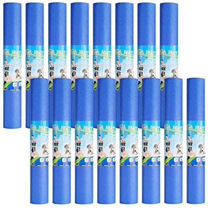 3 mm Thick Yoga Mat Bulk, Non Slip Exercise Workout Fitness Pad for Women Men, Gym Home Yoga Pilates, Easy to Clean, Sturdy PVC - color: Dark Blue