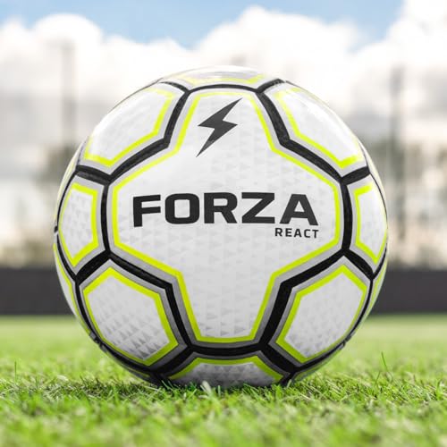 FORZA Pro GK React Soccer Balls [Irregular Bounce] | Premium Size 4 & 5 Soccer Balls to Improve Goalkeeper Reflexes & Player Reactions - size: 4, style: Pack of 1