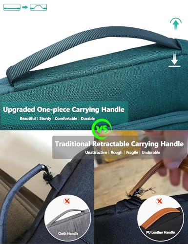 HYZUO 13 Inch Laptop Bag Sleeve Case for MacBook Air 13 M5 M4 M3 M2 M1 A3449 2026-2018, 13" MacBook Neo 2026 A3404, MacBook Pro 13 M2 M1 2026-2016, iPad Pro/Air 13, Surface Pro, XPS 13, Dark Green - color: Dark Green, size: 13 Inch