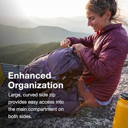 Osprey Aura AG 65L Women's Backpacking Backpack, Enchantment Purple, WXS/S - color: Enchantment Purple, size: X-Small-Small