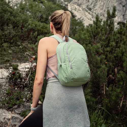 G4Free 15L Hiking Backpack, Lightweight Water Resistant Daypack for Travel School College Students Women Men (Black) - color: Black