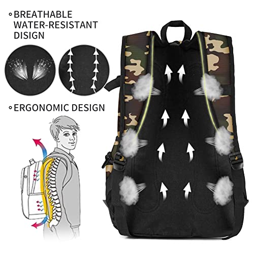 rickyh style School Backpack Travel Bag for Men & Women Lightweight College Back Pack with Laptop Compartmen - color: 04jl