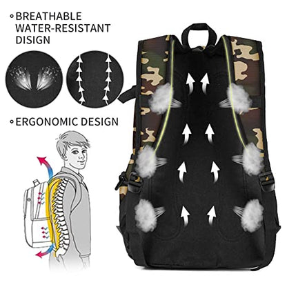 rickyh style School Backpack Travel Bag for Men & Women Lightweight College Back Pack with Laptop Compartmen - color: 04jl