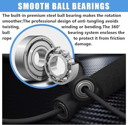 Speed Jump Rope, Adjustable Length, Training Equipment for Boxing, MMA, Martial Arts, Fitness Workout
