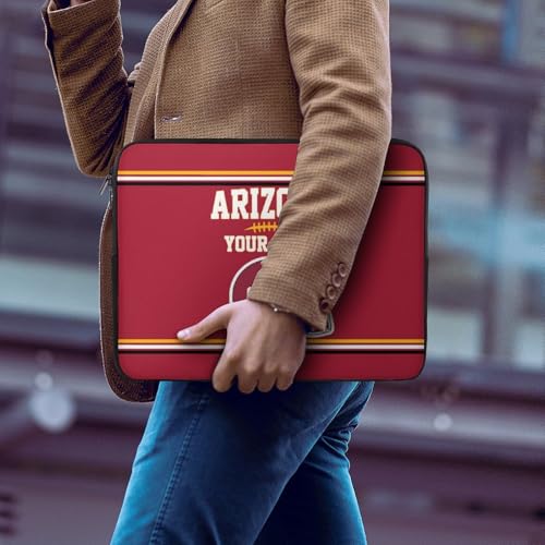 Arizona Laptop Sleeve Case Custom Football Laptop Sleeve 17 inch Personalized Laptop Case Bag Computer Notebook Bag - color: Arizona, size: 17 inch