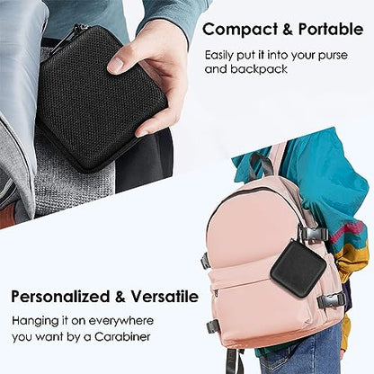 FINPAC Charger Case for MacBook, Small Electronic Organizer Pouch Bag - color: Hardshell Case/ Black