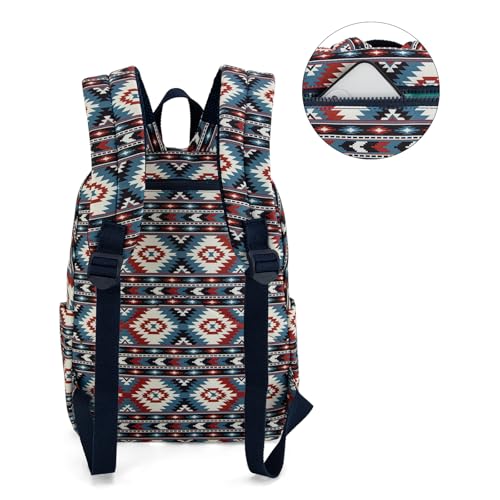 Montana West Backpack for Women Western Travel Backpack Purse Casual Daypack for Laptop College - color: Aztec Bice